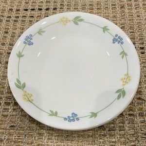 Set of 2 Corelle Desert Plates
White with a Blue Floral Pattern